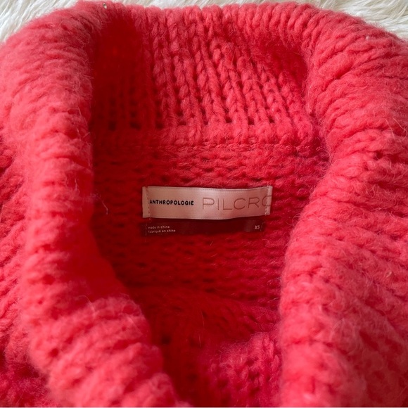 Anthropologie "Zamora" Oversized Cowl Neck Sweater size XS - Picture 6 of 11